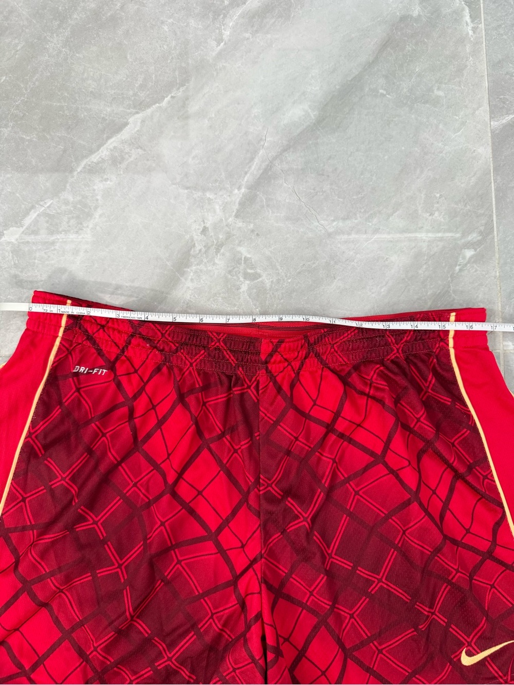 Women’s Nike Dri-Fit Running Training Workout Shorts Geometric Drawstring XL - Picture 14 of 16